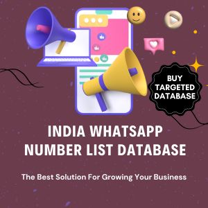 India WhatsApp Number List Database