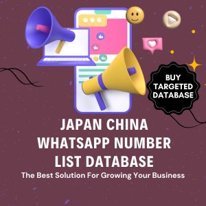 Japan China WhatsApp Number List Database