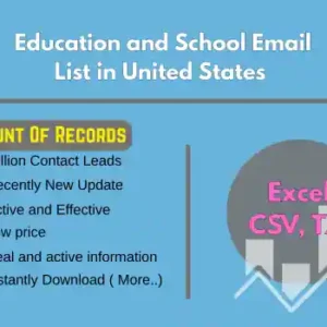 USA Education Industry Email List